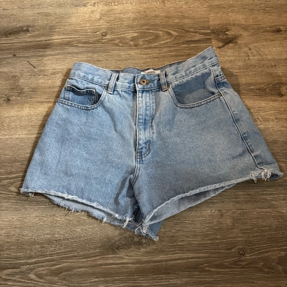 Cotton On High Rise Denim Shorts